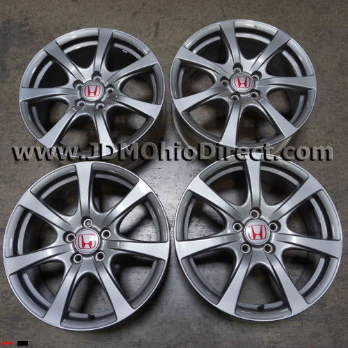 JDM FD2 Civic Type R Gunmetal Wheels 5 Lug 5x114.3 